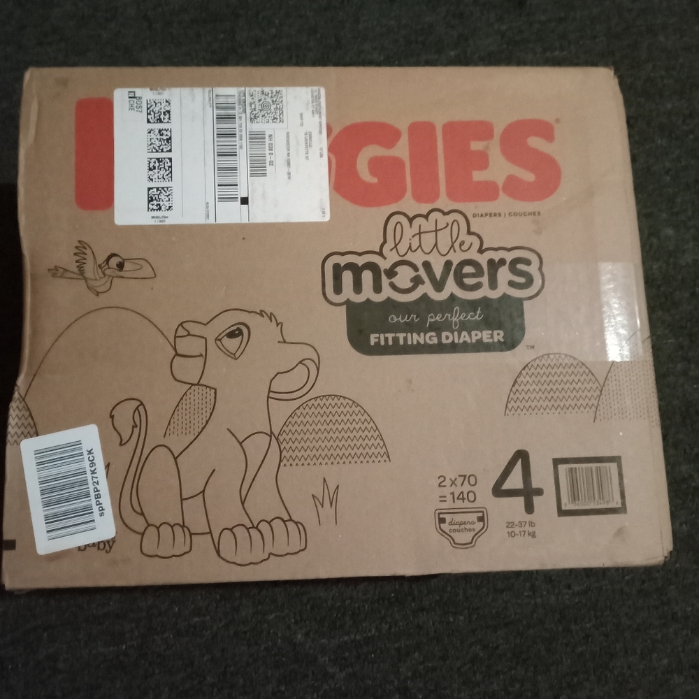 Huggies size 4 little movers